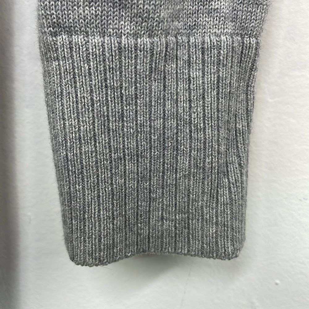 Athleta Sochi Cowl neck Wrap Dress lightweight Sweater long sleeves size XS Gray - Picture 8 of 12